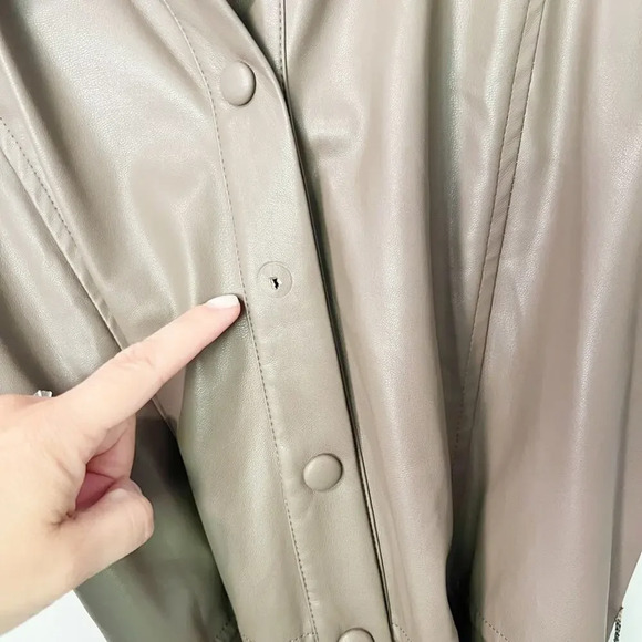 NWT HEARTLOOM Soho Dress size Large Faux Leather‎ - Picture 9 of 9